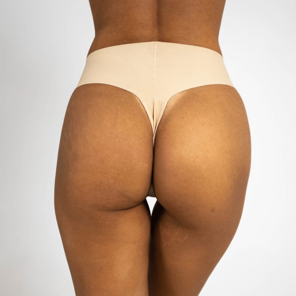 Invisible Camel Toe Thong High Rise